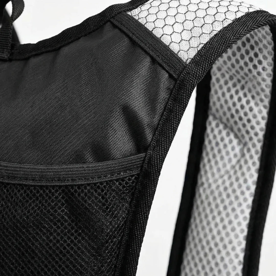 Duurzame unisex sporttas/rugzak 10L, perfect voor fietsers en wandelaars. Waterafstotend voor outdoor avonturen.