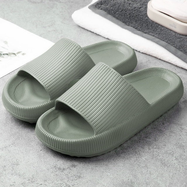 Zachte pantoffels met antislip zool voor extra grip