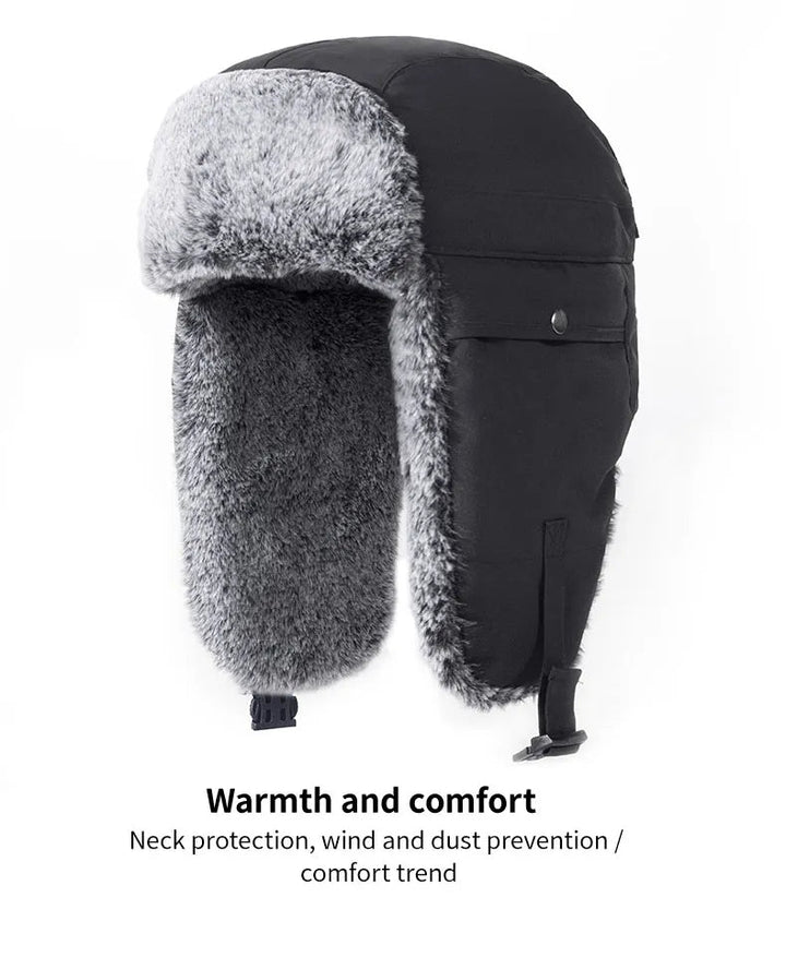 Variant 'Zwart 2' van de muts, met een strakkere, minimalistische uitstraling