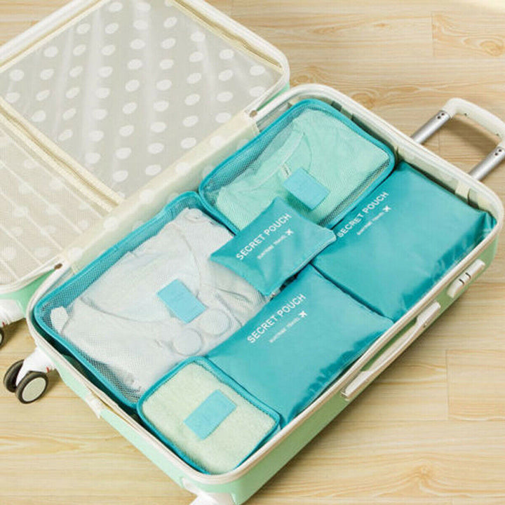 Houd je bagage netjes en overzichtelijk met deze complete en efficiënte organizer set.