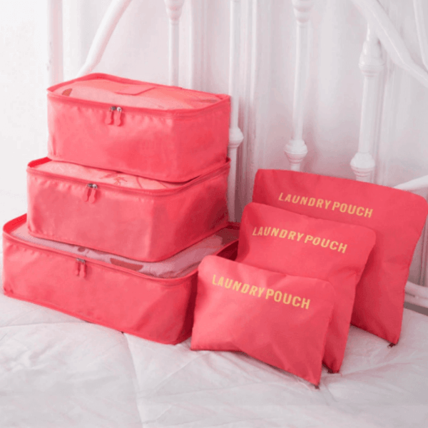 Slimme, waterdichte Oxford bagage organizers voor georganiseerd en ruimtebesparend reizen.