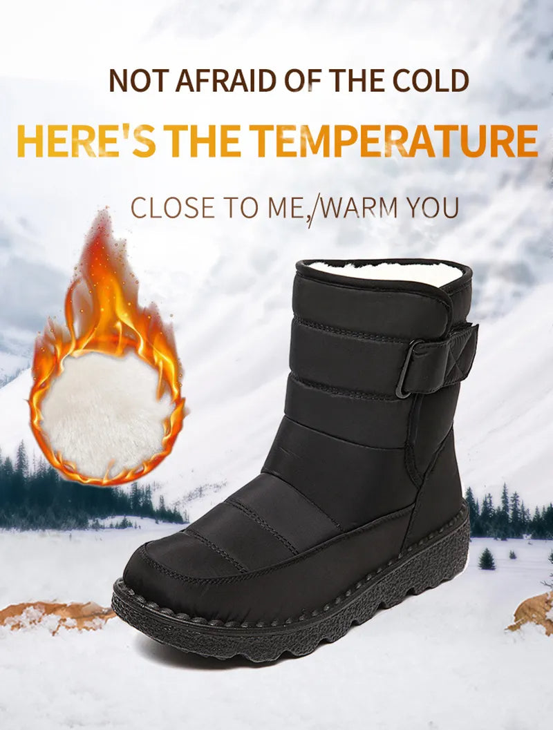 Unisex wintermode: stijlvolle en functionele waterdichte sneeuwlaarzen met comfortabele pasvorm.