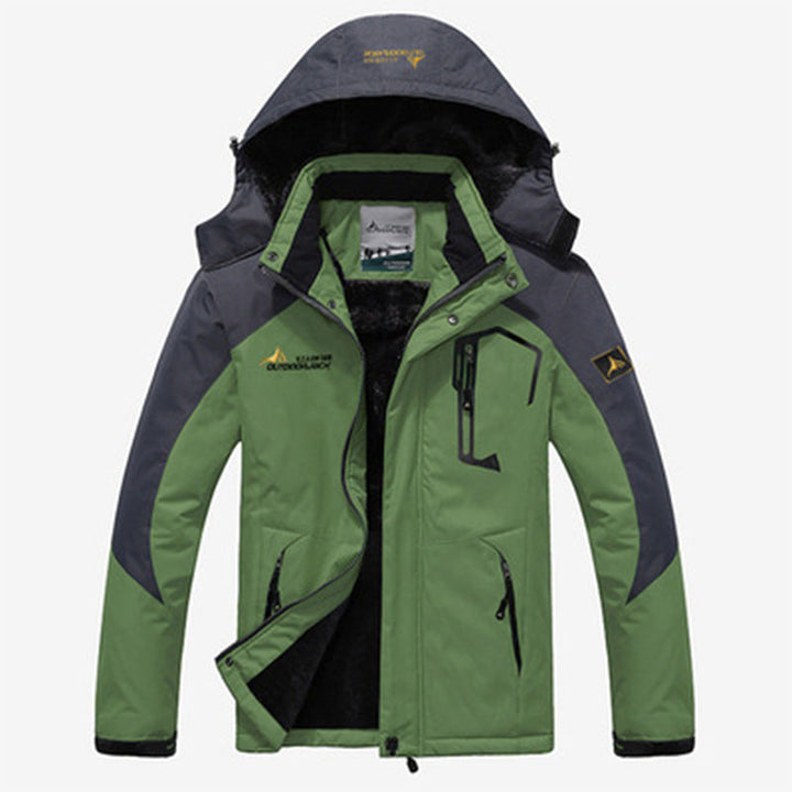 Stijlvolle waterdichte herenjas, geschikt als bovenkleding voor winterse omstandigheden en dagelijks comfort.