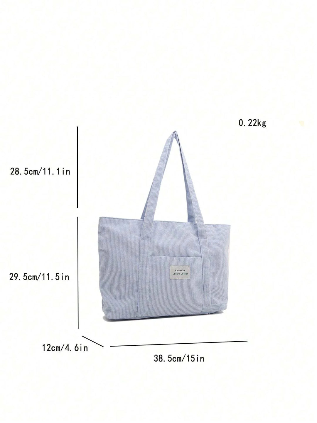 Modieuze retro totebag voor dames, perfect als schooltas of werktas. Veelzijdige grote schoudertas.