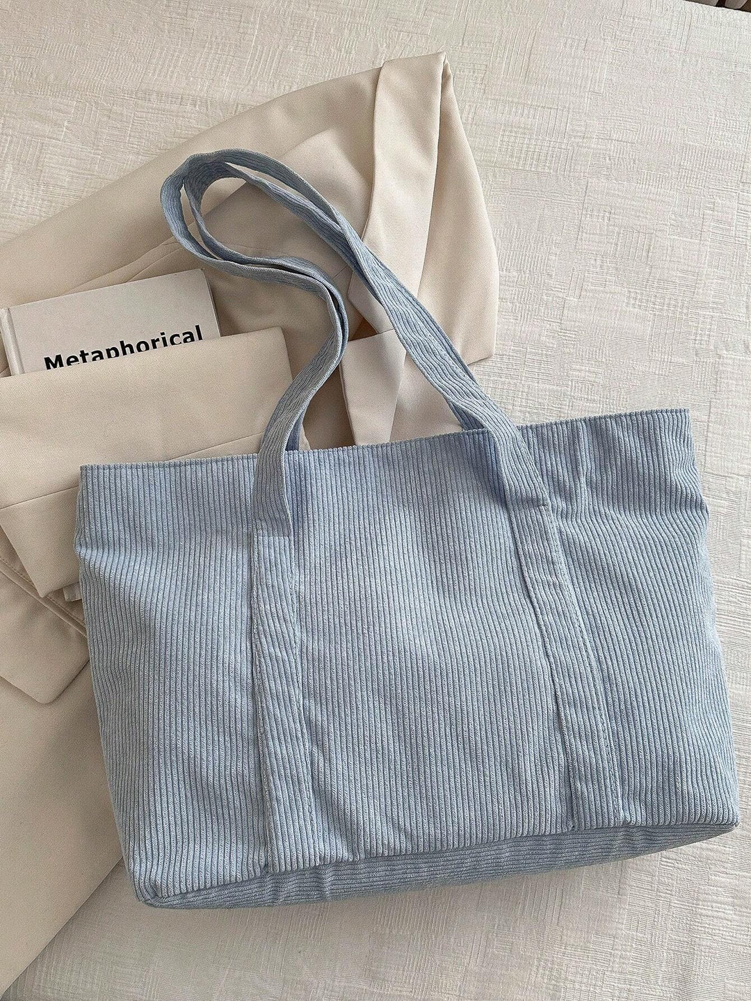 Praktische dames werktas, ook een grote totebag en schoudertas voor school. Veelzijdig accessoire.