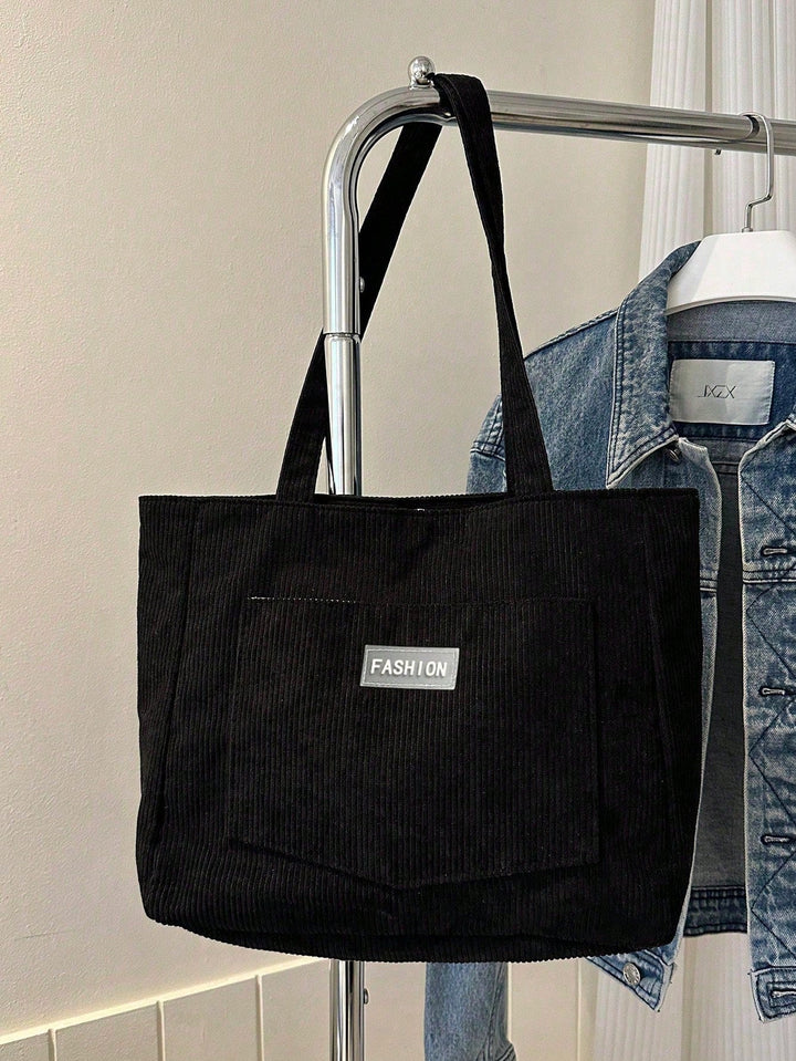 Dames accessoires: Grote totebag schoudertas. Functioneel voor school, werk en als dagelijkse tas.