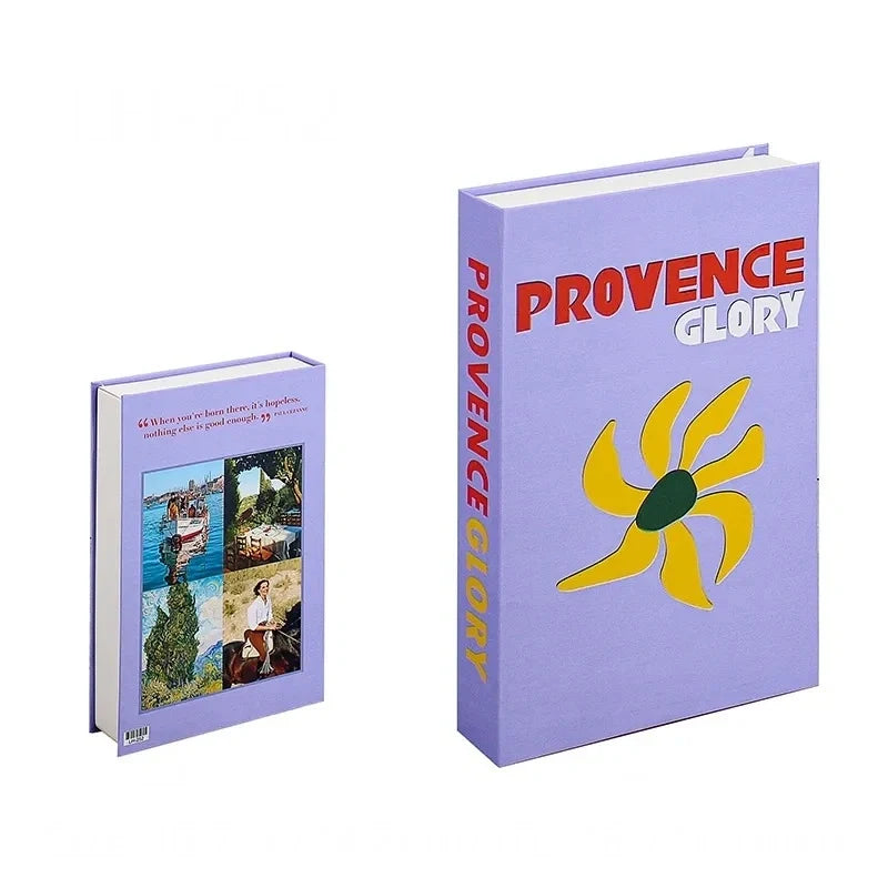 Elegante woondecoratie met een prachtig ontworpen nep boek