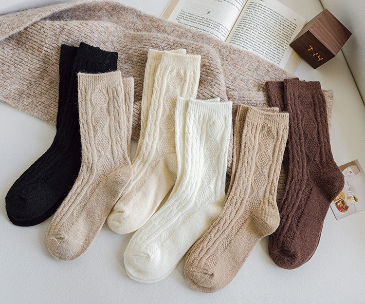 Dagelijkse warme dames wintersokken, comfortabel en duurzaam. Voor langdurig draagplezier.