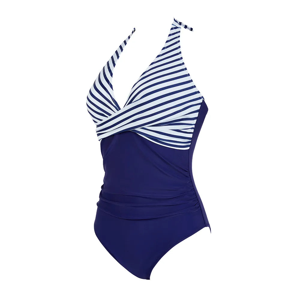 Modieus dames badpak met comfortabele pasvorm en vrolijke print