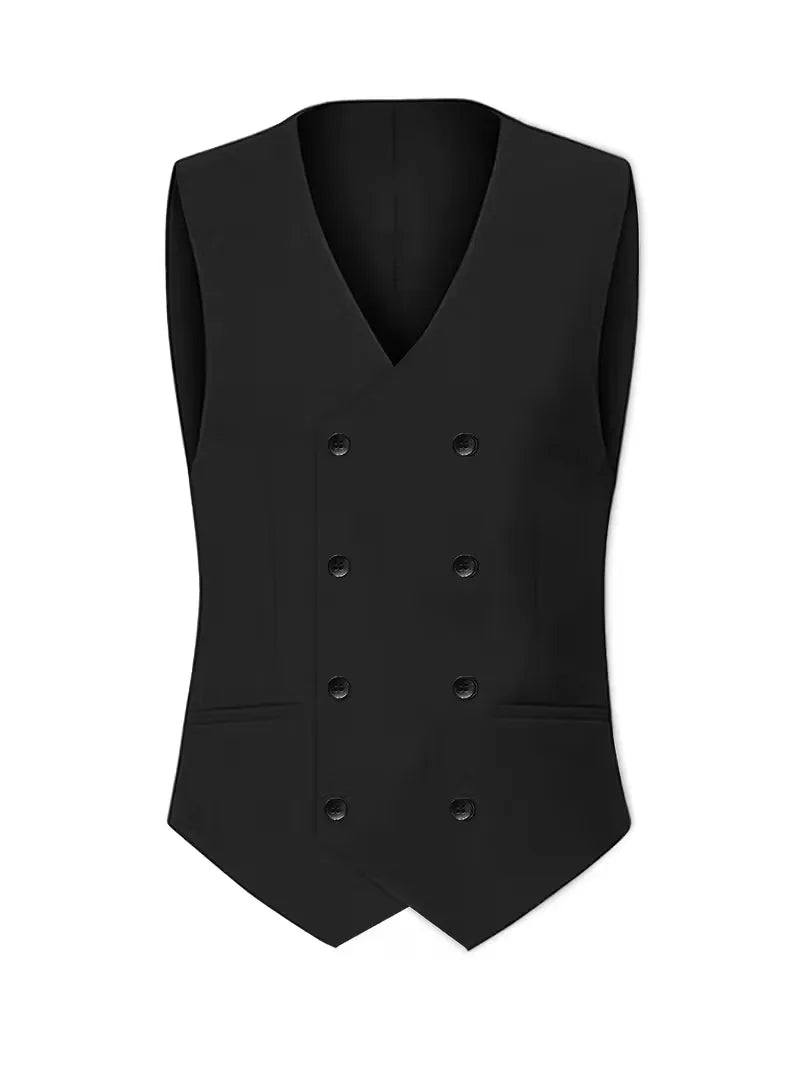 Stijlvol herenpak driedelig getailleerd model met bijpassende pantalon