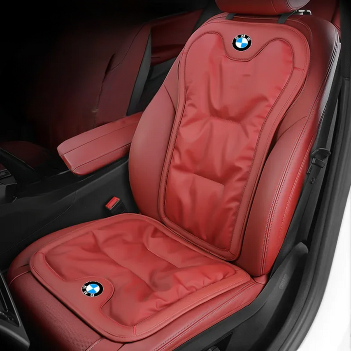 Comfortabel autostoel accessoire: ergonomisch rugkussen voor lumbale steun en rugpijn verlichting.