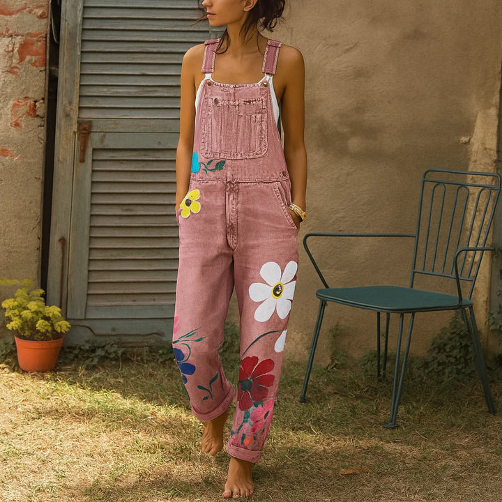 Dames Jumpsuit met Bloemenprint - Elegant en Comfortabel