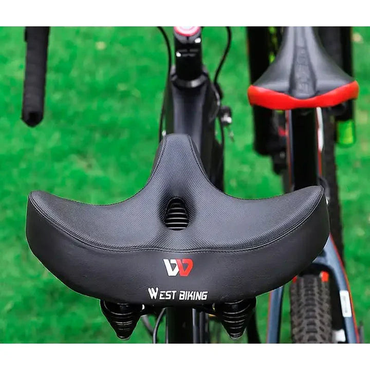 Ergonomisch zadel met ventilatieopening voor extra fietscomfort