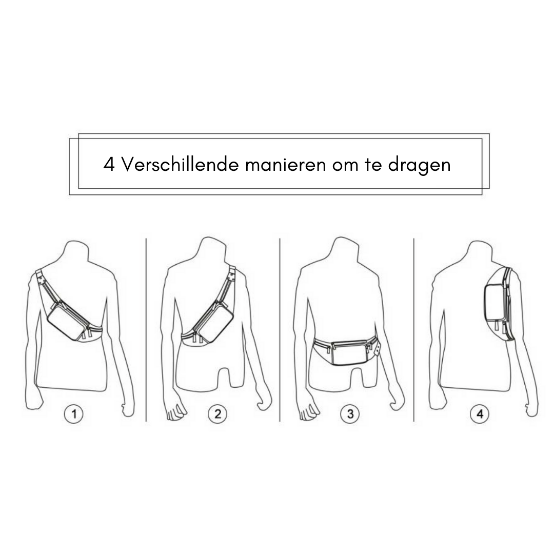 Praktische leren heren schoudertas, ideaal voor reizen en uitjes. Stijlvol accessoire voor de moderne man.