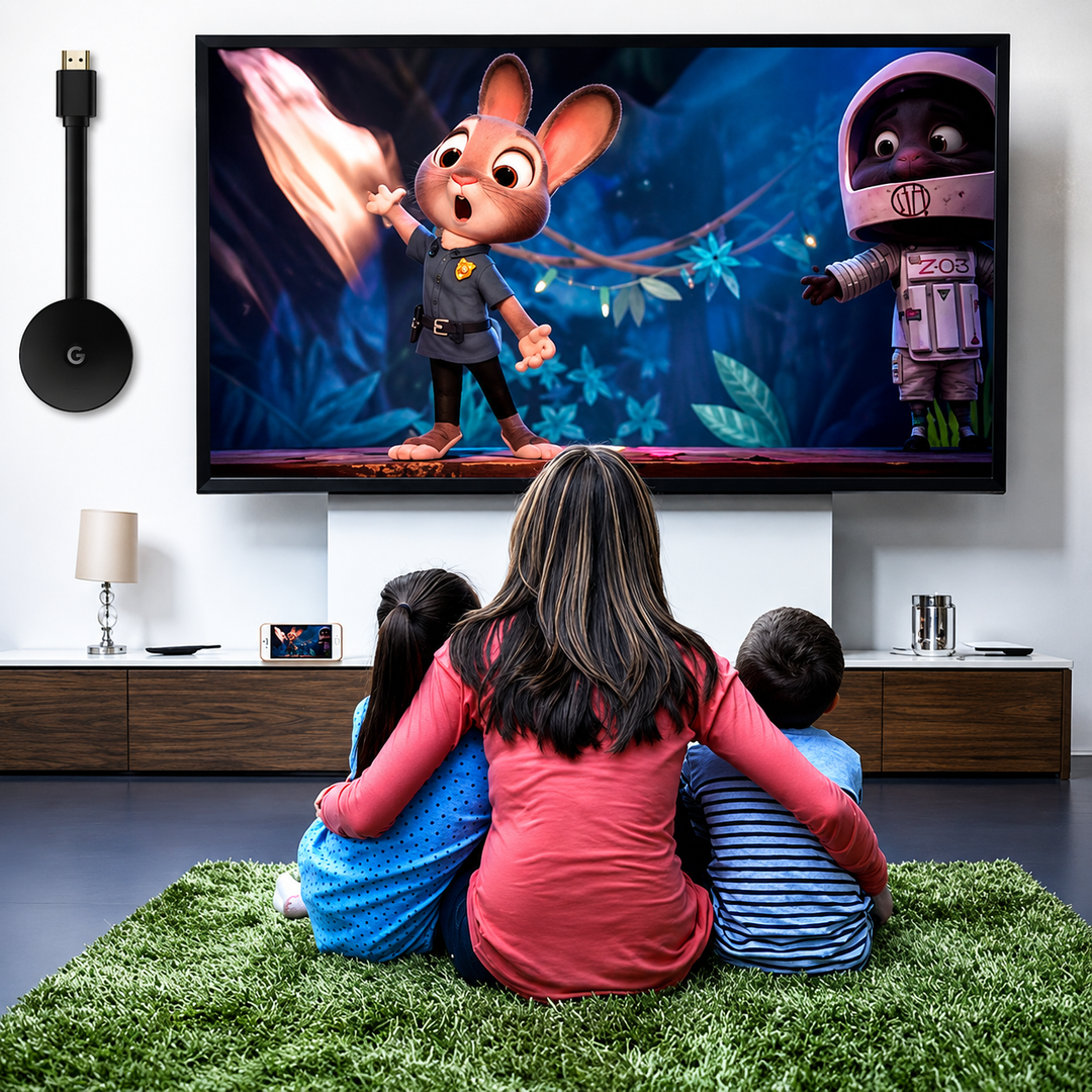 Draadloze Mediaspeler voor TV | Stream Telefoon naar Scherm