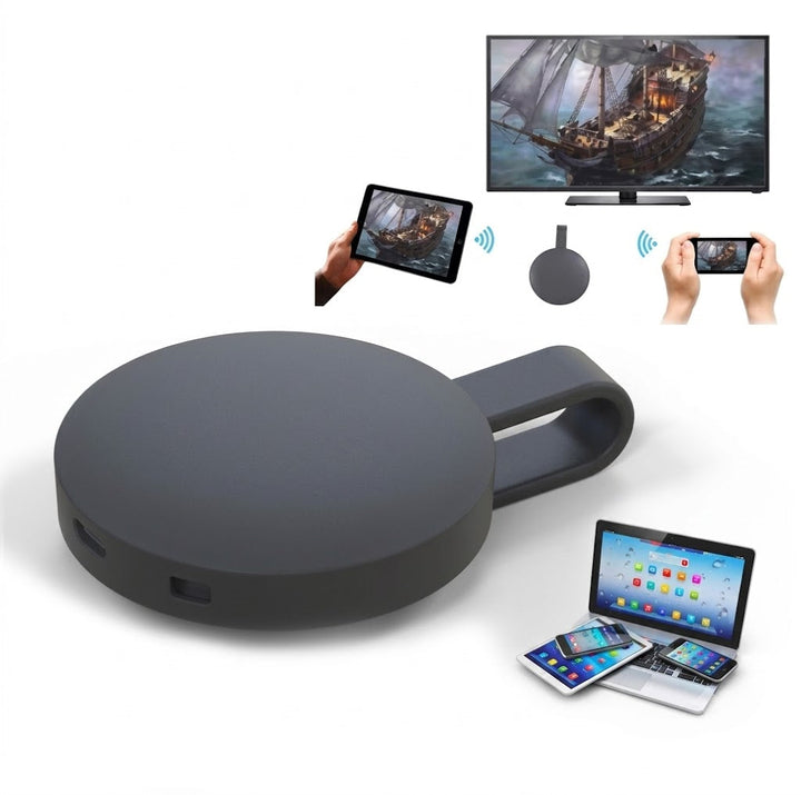 Moderne 4K draadloze tv-streamer voor haarscherpe video en smart content, eenvoudig te installeren.