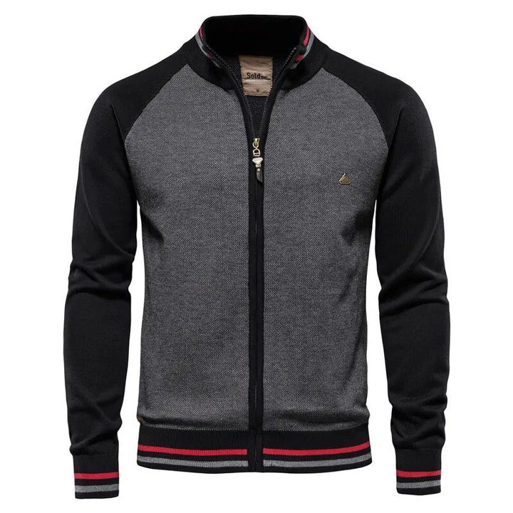 Stijlvol heren vest, perfect als comfortabel college vest. Essentieel voor moderne mannenmode.