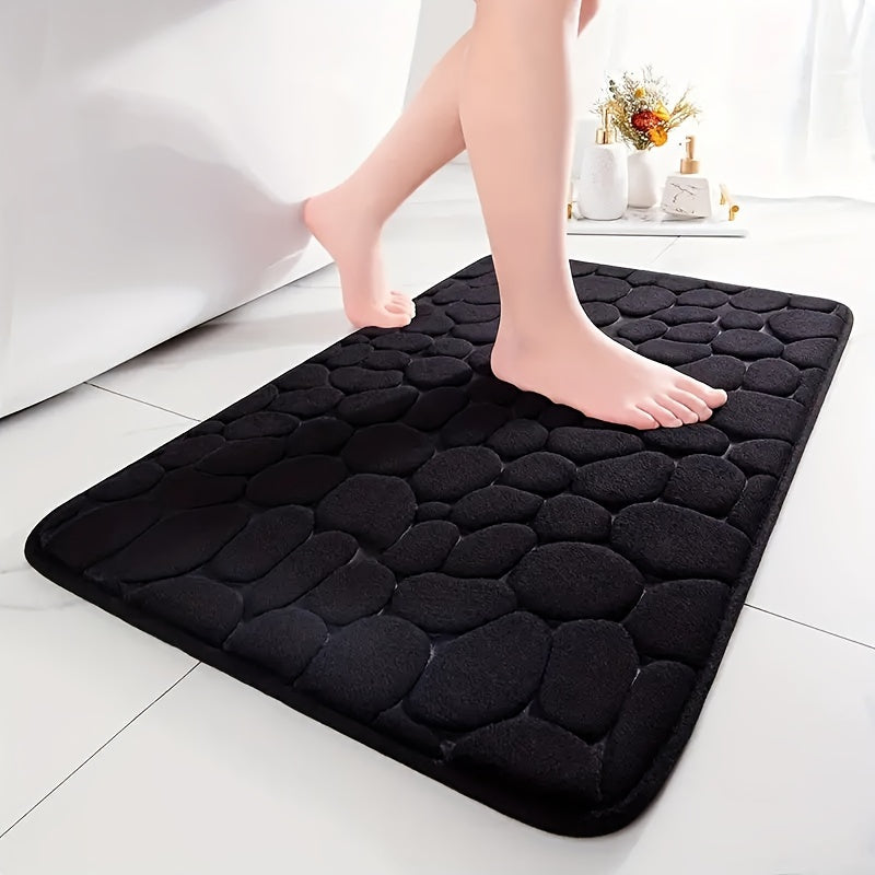 Absorberende mat met antislip onderkant voor veilige badkamer