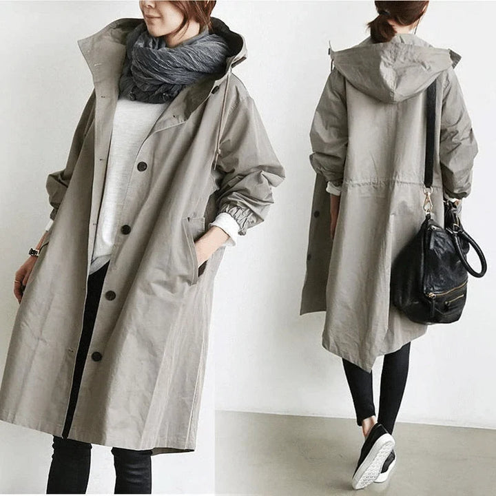 Modieus dames windjack Stella; waterafstotende regenjas & casual outdoor jack.