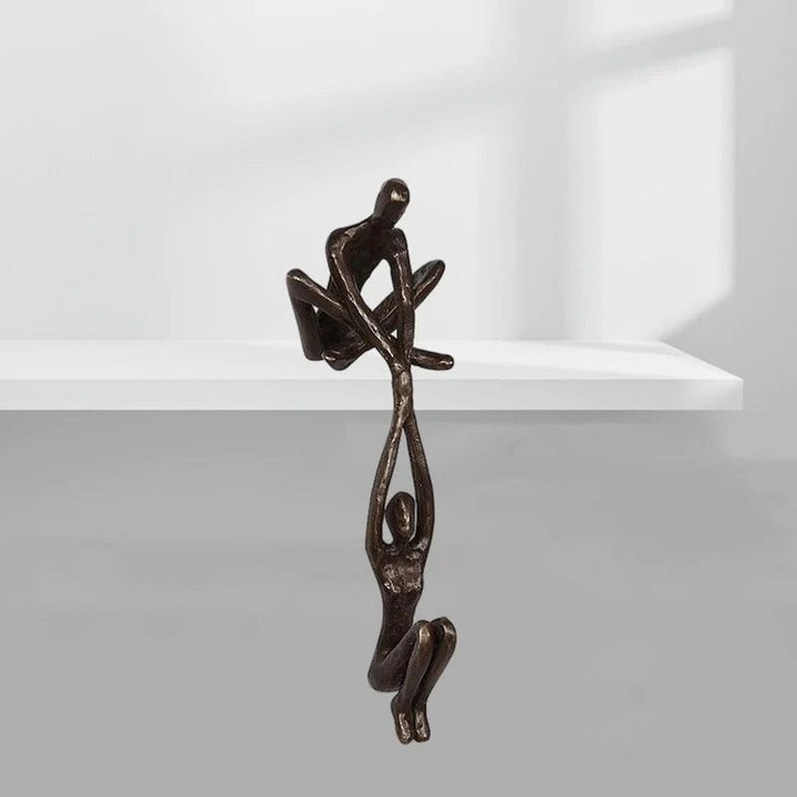 Decoratief liefdesbeeldje met balanskunst voor een stijlvolle huisinrichting