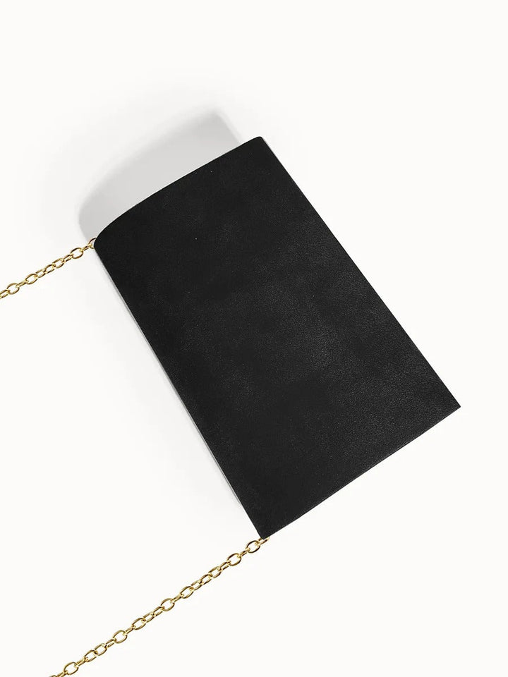 Trendy envelop handtas in taupe kleur voor dagelijks en chic