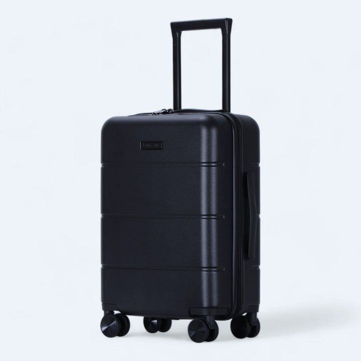 Complete harde kofferset Atlas Explorer met 3 maten, duurzaam en met soepele zwenkwielen.