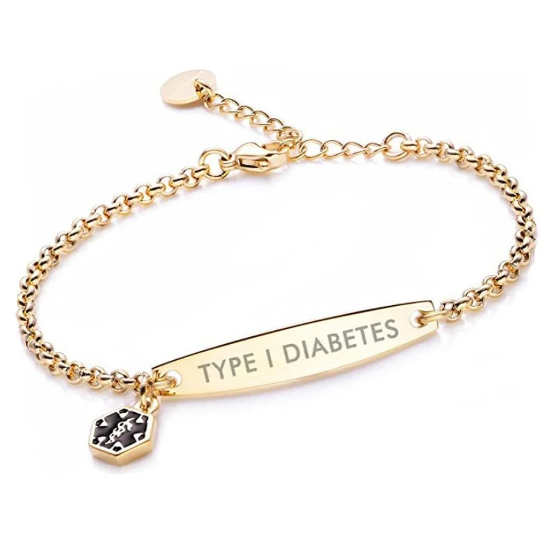 Medische Alert Armband – Gepersonaliseerde Lasergravure