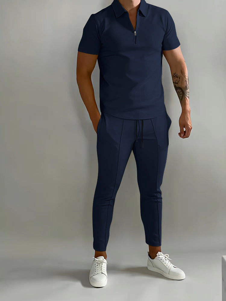 Modern & veelzijdig heren trainingspak. Stijlvolle sportkleding voor heren, comfortabel voor elke gelegenheid, lente en zomer.