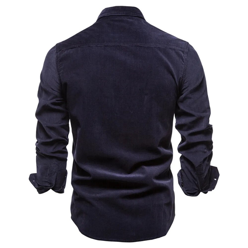 Comfortabel casual overhemd voor heren van zachte stof voor een trendy outfit