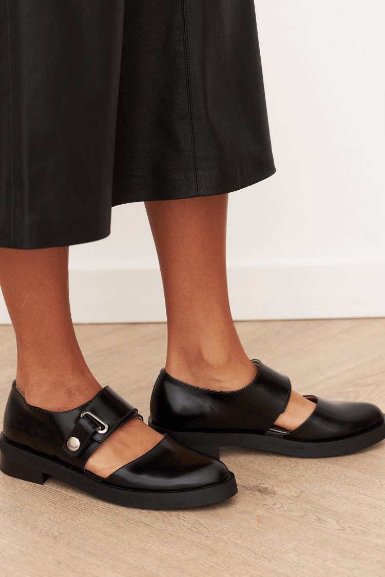 Comfortabele casual gespschoenen voor dames met trendy plateauzool