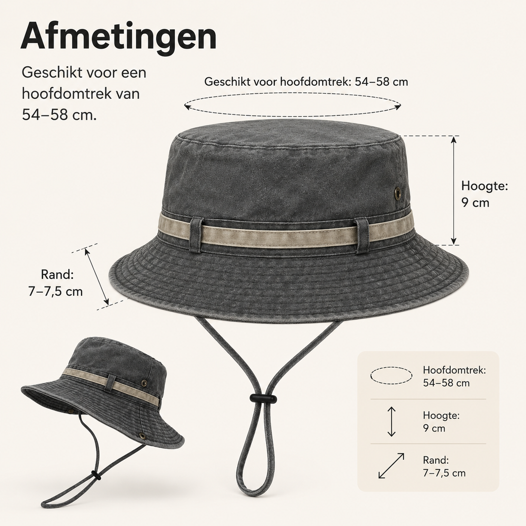 Praktische tuinhoed voor dames met UV bescherming; geniet veilig van de zon in de tuin.