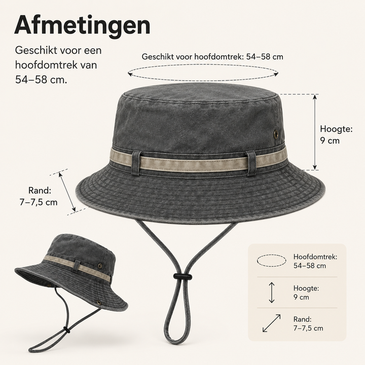 Praktische tuinhoed voor dames met UV bescherming; geniet veilig van de zon in de tuin.