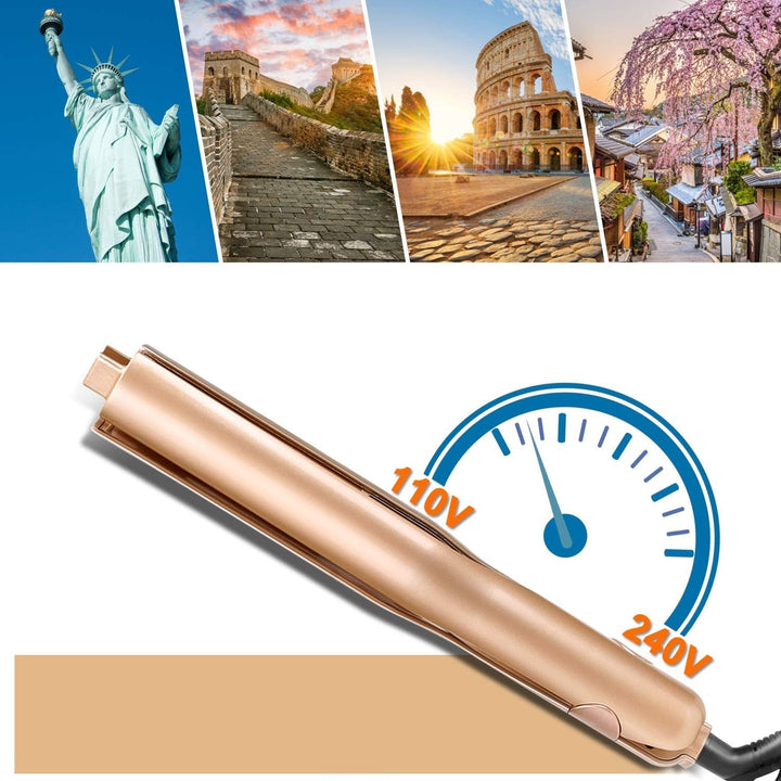 Multifunctionele haarstyler voor diverse kapsels: steil, krullend, glanzend.