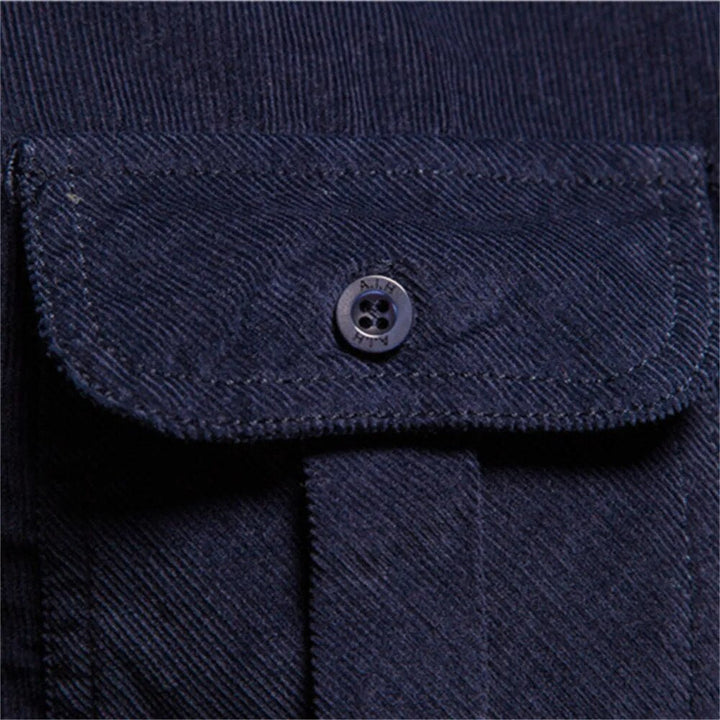Herenkleding mode item: casual overhemd met lange mouwen en kraag