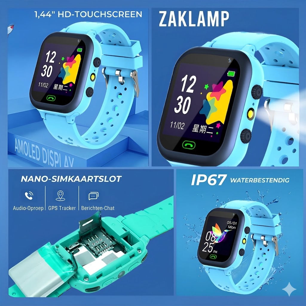 Kinder GPS Horloge - Waterdicht | Videobellen | Veiligheid