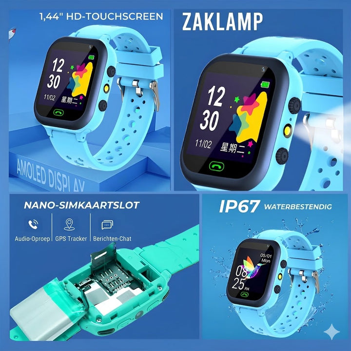 Kinder GPS Horloge - Waterdicht | Videobellen | Veiligheid