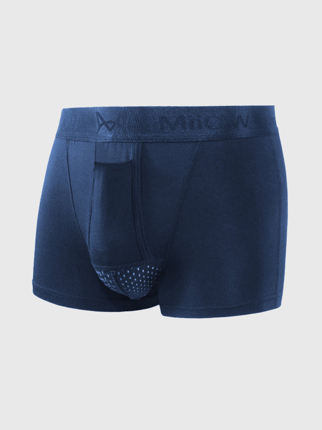 Set van 3 comfortabele heren boxershorts met ademende dual pouch in detail