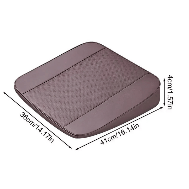 Antislip onderkant van de ergonomische auto zitverhoger