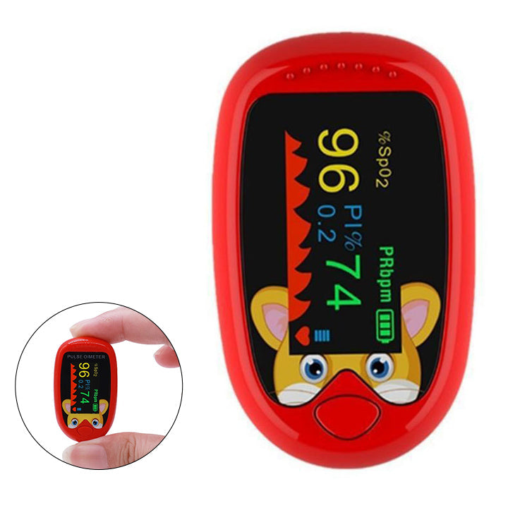 Lichtgewicht zuurstof- en hartslagmeter voor sporters en thuisgebruik, modern design.
