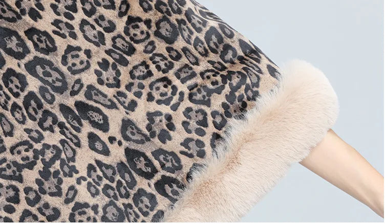 Khakikleurige poncho deken voor dames voor koude dagen