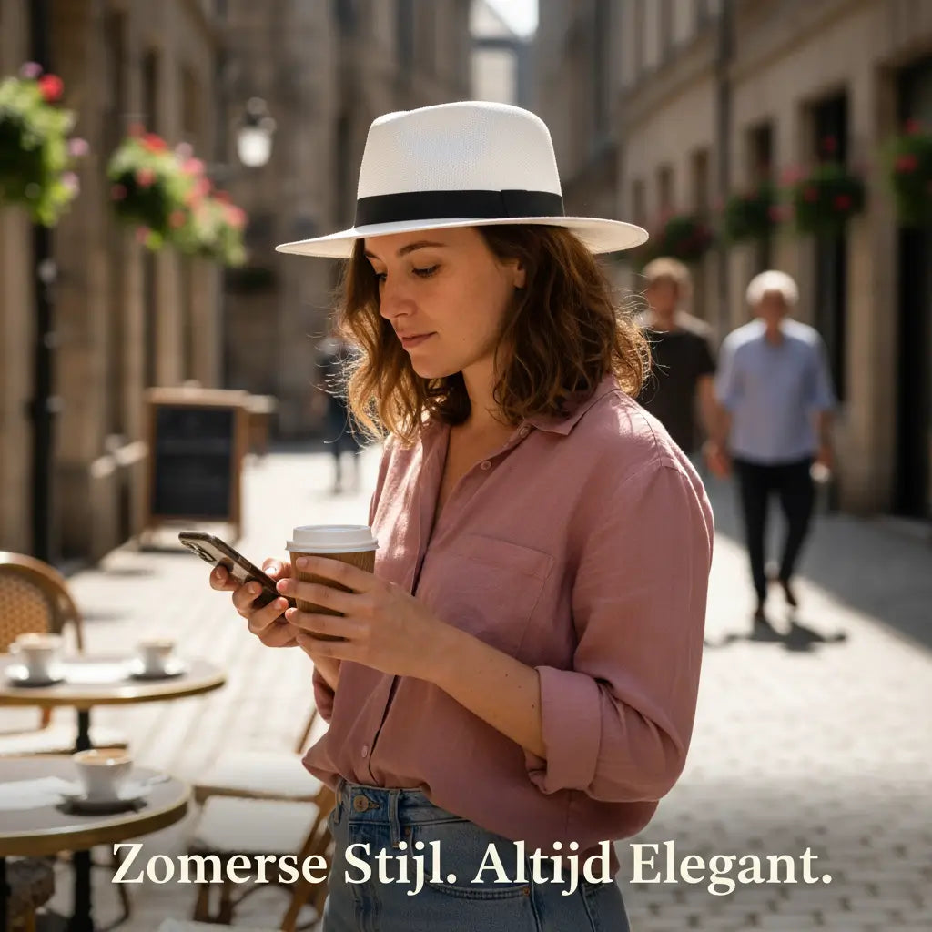 Eleganter klassischer Panamahut