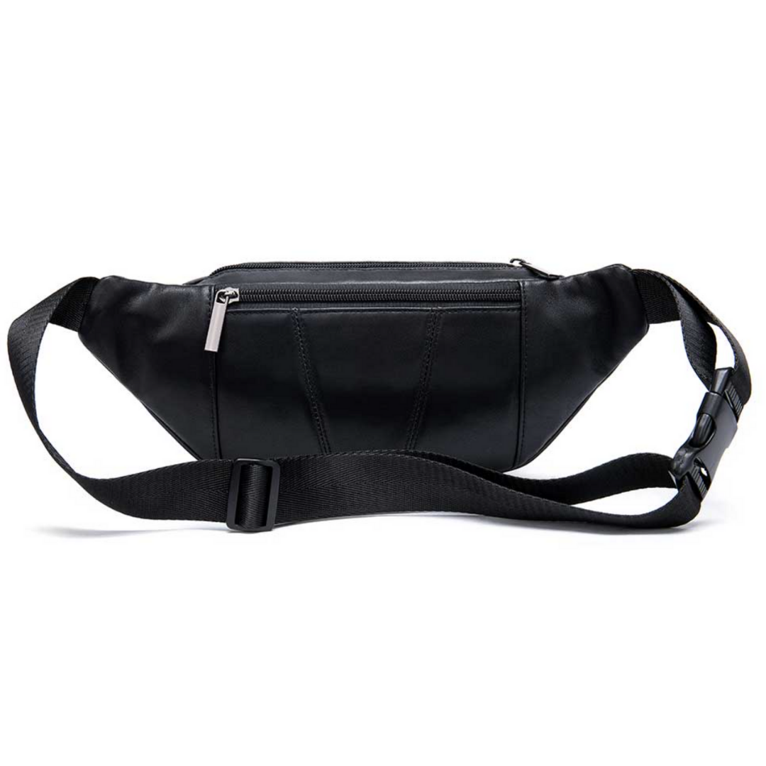 Compacte en stijlvolle leren schoudertas voor heren. Perfect voor mobiel, portemonnee en kleine accessoires.