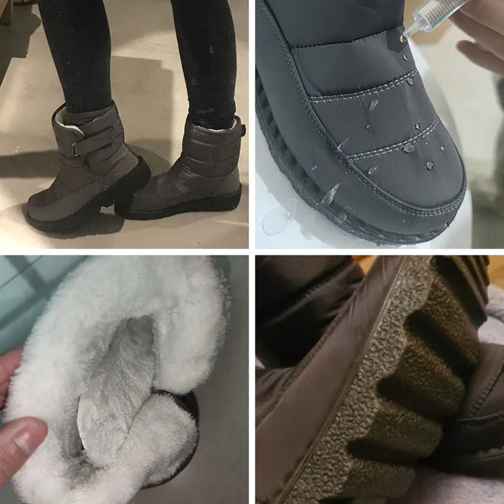 Stijlvolle dames sneeuwlaarzen in modern design, warm en comfortabel voor dagelijks gebruik in de winter.