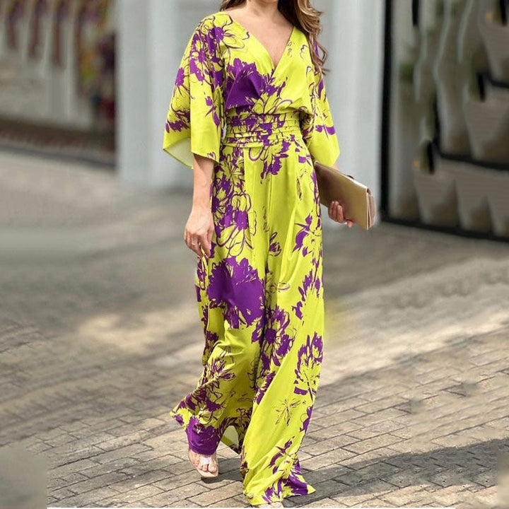 Stofdetails en comfortabele pasvorm van de jumpsuit