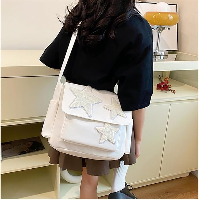 Dames Messenger Tas met Sterrenprint - Stijlvol & Praktisch
