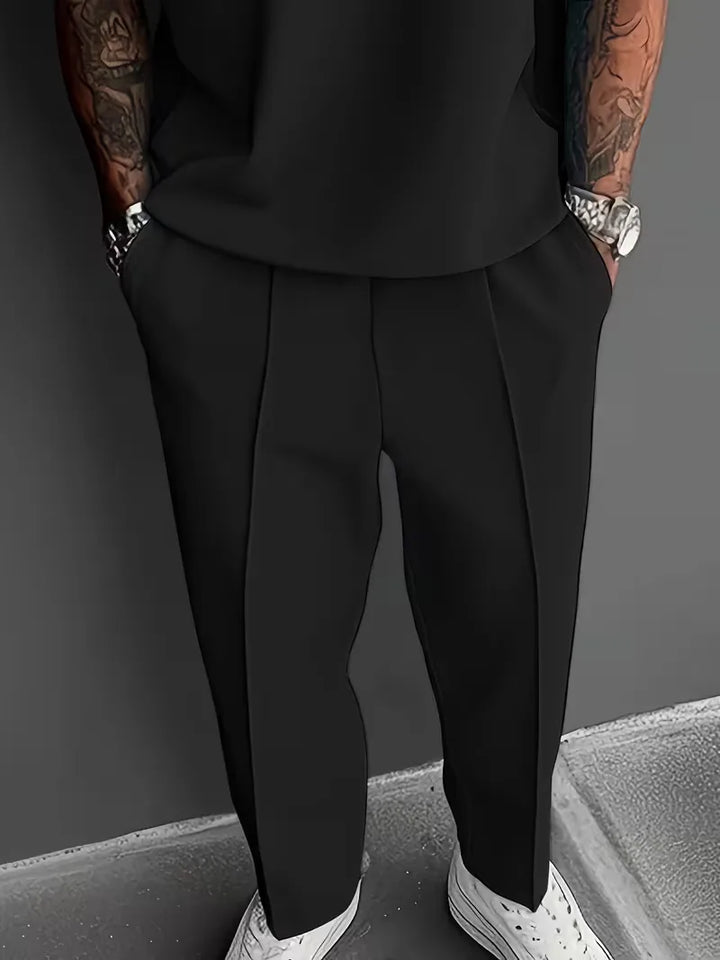 Moderne heren kleding set met korte mouwen in een frisse zomerstijl