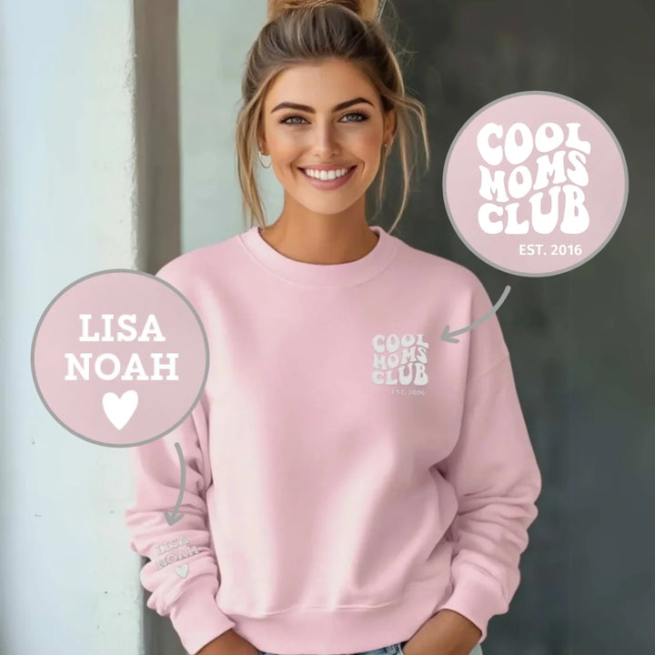 Uniek gepersonaliseerd moederdag cadeau: comfortabel dames T-shirt met geborduurde tekst of naam.