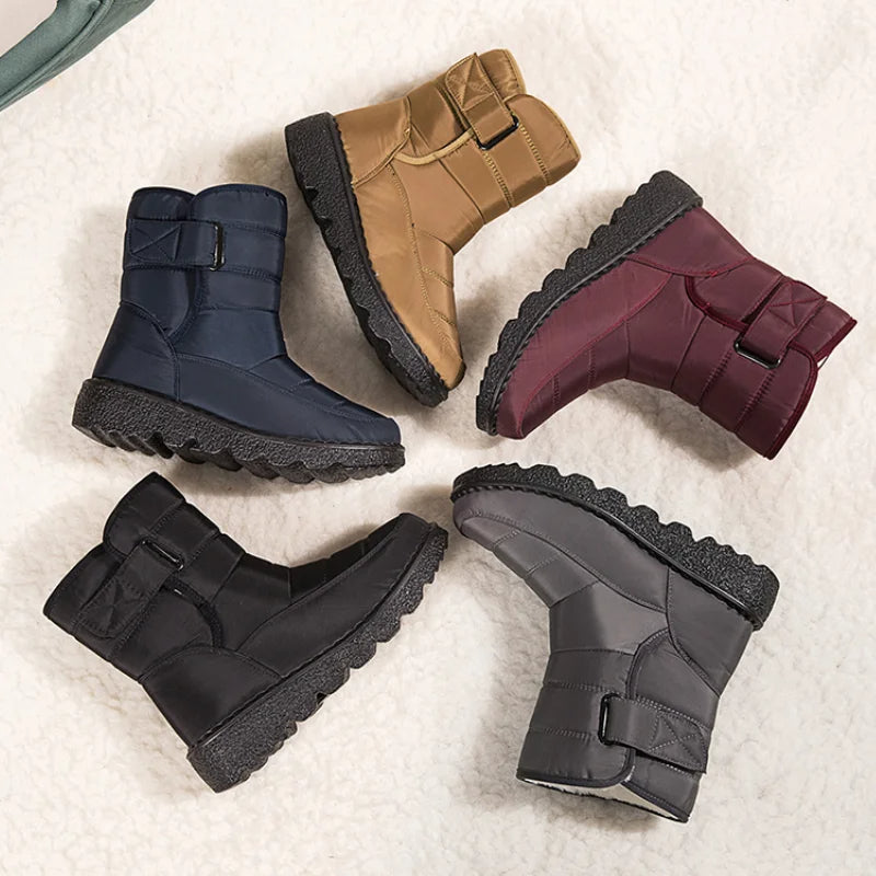 Robuuste heren winterlaarzen, waterdicht en antislip, perfect voor avonturen in de sneeuw en kou.