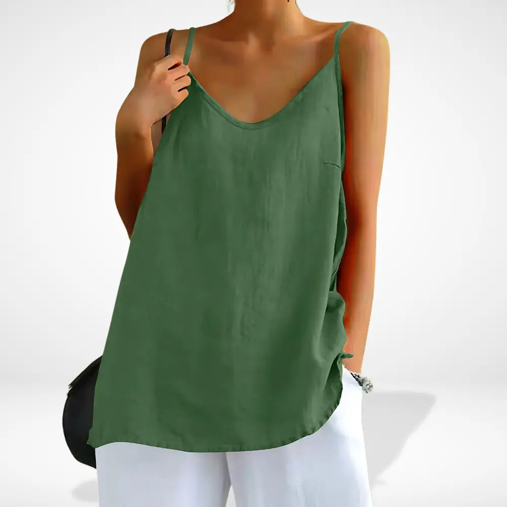 Casual mode damestop in een comfortabele en koele pasvorm