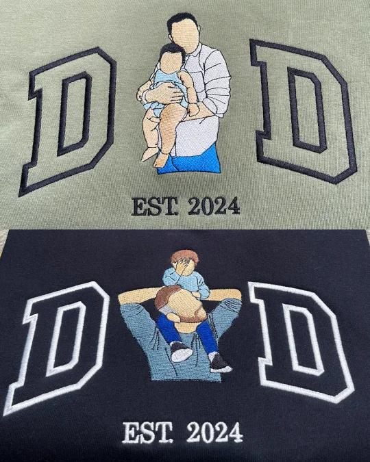 Zijaanzicht van de zachte hoodie met capuchon voor heren en vaders